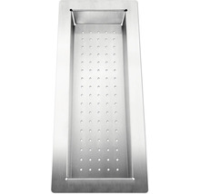 Auffangschale aus Edelstahl mit Perforationen