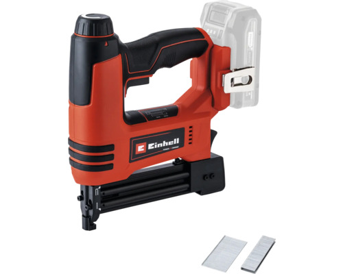 Cloueuse sans fil Einhell Power X-Change TE-CN 18 Li, sans batterie ni chargeur Cloueur à batterie Einhell avec batterie et magasins