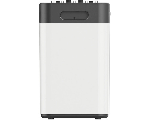 Weißer und grauer mobiler Stromspeicher