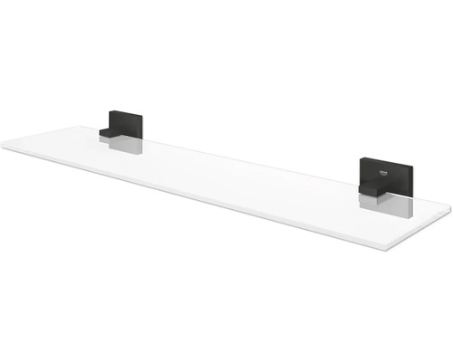 Étagère murale blanche avec supports