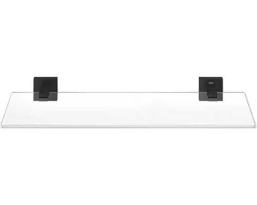 Étagère en verre avec support pour montage mural