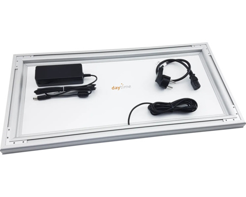 Adaptateur Daytime et accessoires dans un cadre en aluminium
