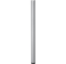 Tarrox Tischbein rund 87 cm Ø60 mm höhenverstellbar , silber