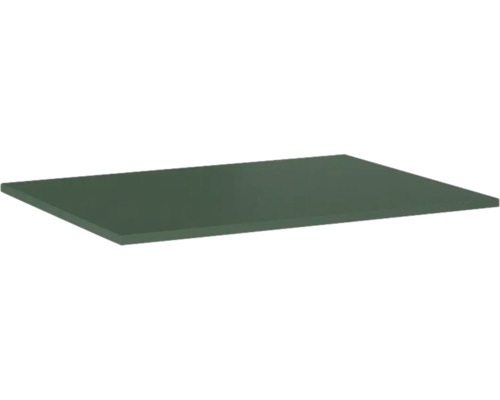 Jungborn Waschtischplatte 606 x 460 mm forrest grün matt ohne Ausschnitt Rechteckige Bauplatte