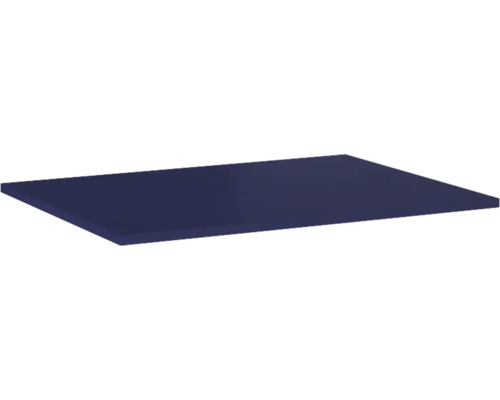 Jungborn Waschtischplatte 606 x 460 mm navy blau matt ohne Ausschnitt Arbeitsplatte