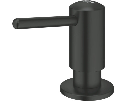 Distributeur de liquide vaisselle Grohe Quickfix Contemporary noir mat 1021652430