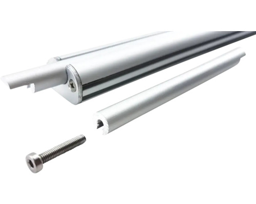 Profilé en aluminium avec vis de fixation