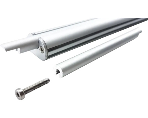 Profilé en aluminium avec vis pour le montage