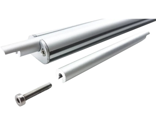 Profilé en aluminium avec vis pour fixations