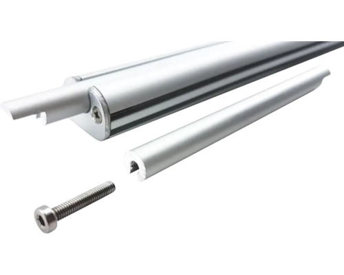 Profilé en aluminium avec vis de fixation