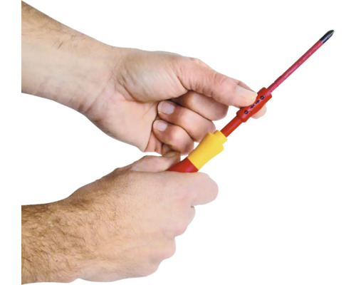 Main tenant un tournevis