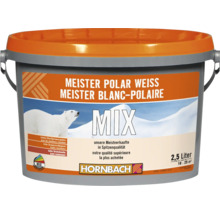 Meister Polar Weiss Farbe im 2,5 Liter Eimer von Hornbach