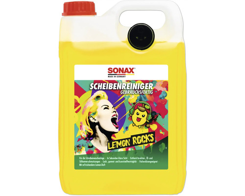 Nettoyant pour vitres SONAX LemonRocks prêt à l'emploi, 5 litres
