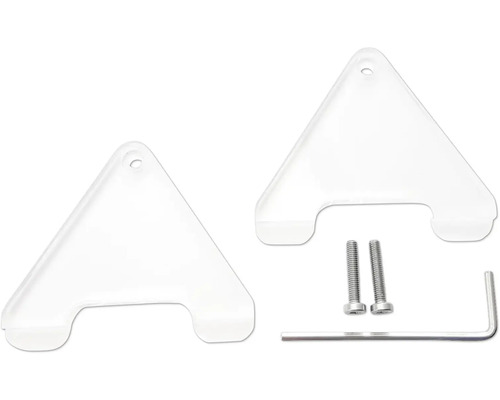 Zubehörteil Daytime Beleuchtungsystem Onex Acryl Adapter Dreieckige Halterungen mit Schrauben und Schraubenschlüssel