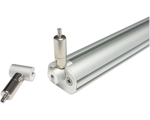 Aluminiumprofil mit Aufhängungszubehör für Bildergalerien