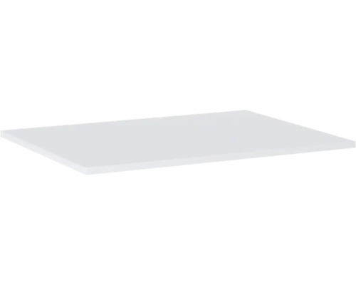 Jungborn Waschtischplatte 606 x 460 mm weiß matt ohne Ausschnitt Kunststoffplatte