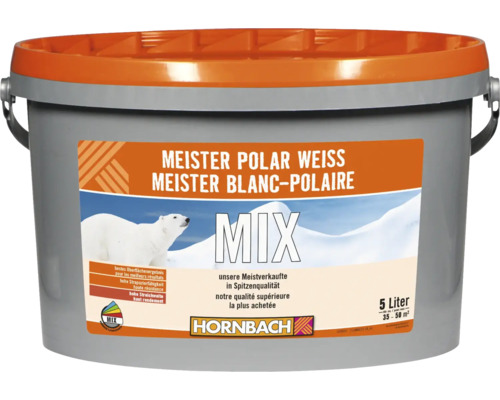Eimer Polarweiss Mix Innenfarbe 5 Liter von Hornbach