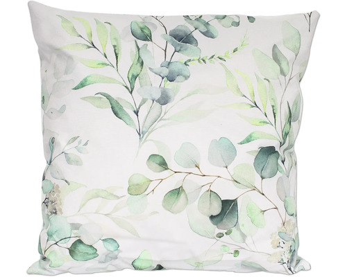 Coussin décoratif avec motif eucalyptus