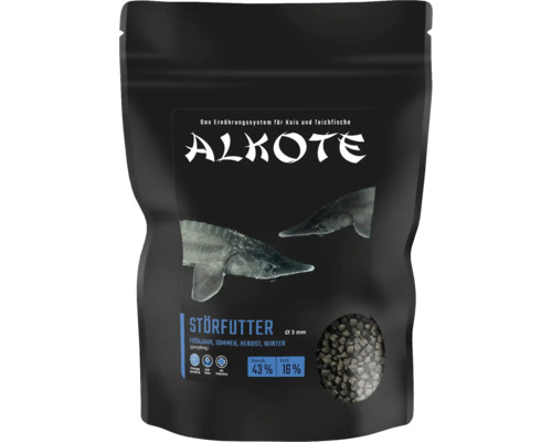 Alimentation de bassin Teichfutter ALKOTE Premium Zierstörfutter 3 mm 750 g alimentation principale à haute teneur énergétique, coule au fond