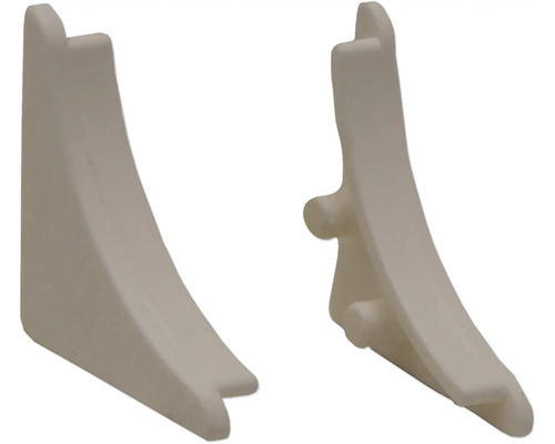 Deux patins pour meubles en plastique