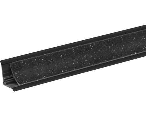PICCANTE Wandabschlussleiste WAP30 Sirius Black A300 635x30x30mm Schiebetürdichtung für Holztüren