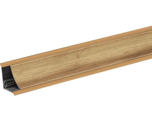 Joint d'étanchéité mural PICCANTE WAP30 Gold Craft Oak K003 635x30x30mm Plinthe avec décor bois