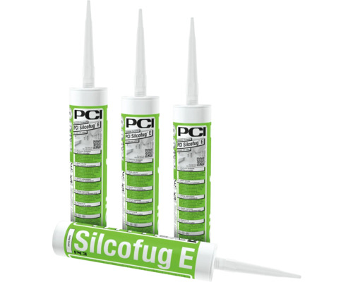 PCI Silcofug® E Elastischer Dichtstoff für innen und aussen schiefergrau 310 ml Mehrere Kartuschen PCI Silcofug E Dichtstoff