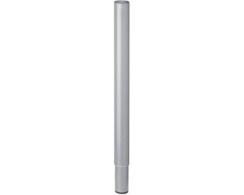 Tarrox Pied de table réglable 60-90 cm Ø50 mm, argent