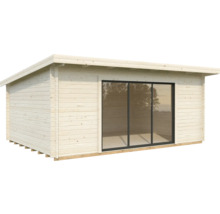 Holzgartenhaus mit Schiebetür