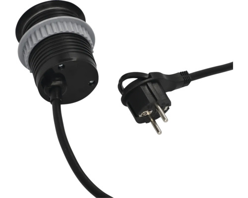 Douille de lampe avec prise