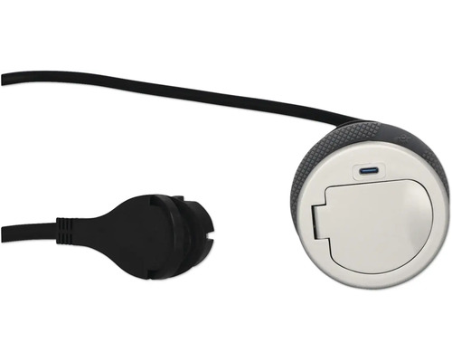 Prise avec connexion USB et prise