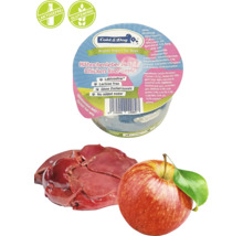 Cold and Dog Hundejoghurt Hähnchenleber Apfel mit Laktosefrei und Glutenfrei Siegel, Hähnchenleber und Apfel