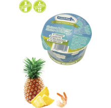 Cold and Dog gefrorener Joghurt für Hunde mit Garnele und Ananas sowie den Siegeln laktosefrei und glutenfrei.