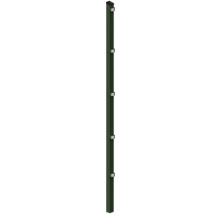 Poteaux 6 x 4 x 220 cm pour clôture de 163 cm de hauteur RAL 6005 vert mousse