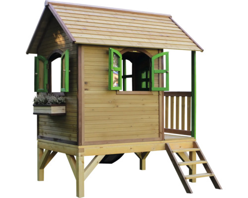 Maisonnette en bois avec échelle et volets