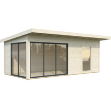 Abri de jardin Palmako Andrea avec plancher 639 x 402 cm naturel