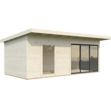 Abri de jardin Palmako Andrea avec plancher 639 x 402 cm naturel