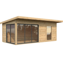 Gartenhaus Palmako Andrea inkl. Fußboden 639 x 402 cm braun