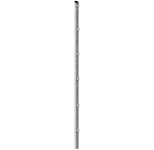 Poteaux 6 x 4 x 260 cm pour clôture de 203 cm de hauteur galvanisé à chaud