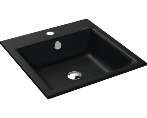 Lavabo encastré KALDEWEI PURO 46 x 46 cm cool grey 90 mat avec revêtement Emaillé 900006013667