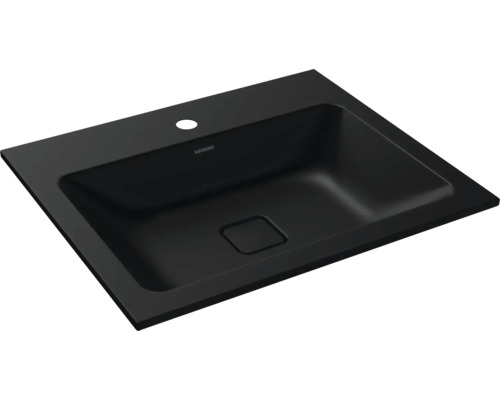 Lavabo encastré KALDEWEI CONO 60 x 50 cm cool grey 90 mat avec revêtement Emaillé 901606013667