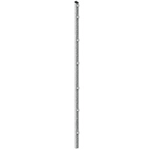 Poteaux 6 x 4 x 280 cm pour clôture de 223 cm de hauteur galvanisé à chaud