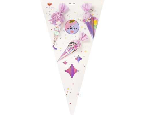 Kit de bricolage cornets de scolarisation Unicorn