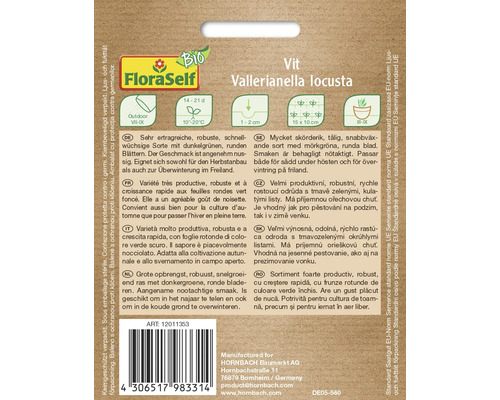 FloraSelf Mâche Vit Sachet de graines