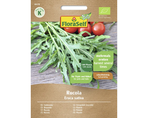 Roquette FloraSelf Bio graines de légumes graines de salade