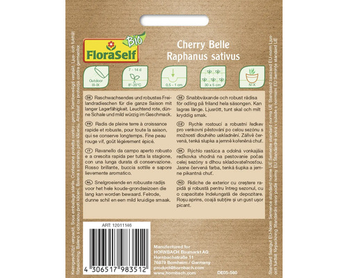 Samenpackung Cherry Belle Radieschen