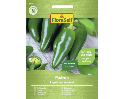 Piment Padron FloraSelf graines fixées graines de légumes