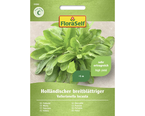 Mâche hollandaise à larges feuilles FloraSelf graines fixées graines de salade