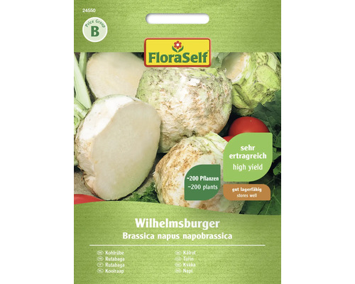 Rutabaga Wilhelmsburger FloraSelf graines fixées graines de légumes