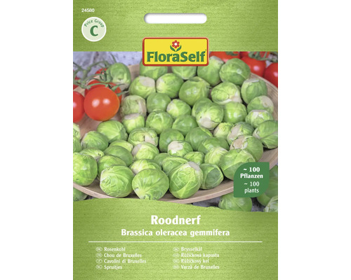 Chou de Bruxelles Roodnerf FloraSelf semence stable graines de légumes